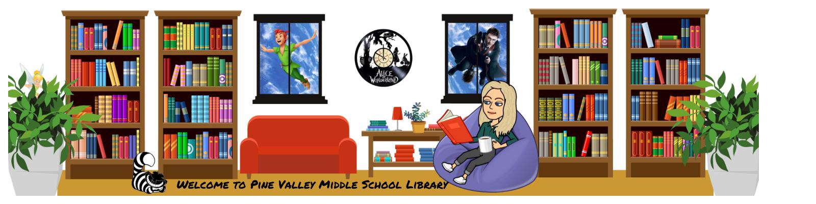 In the library
