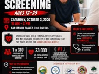 FREE Youth Heart Screening. 